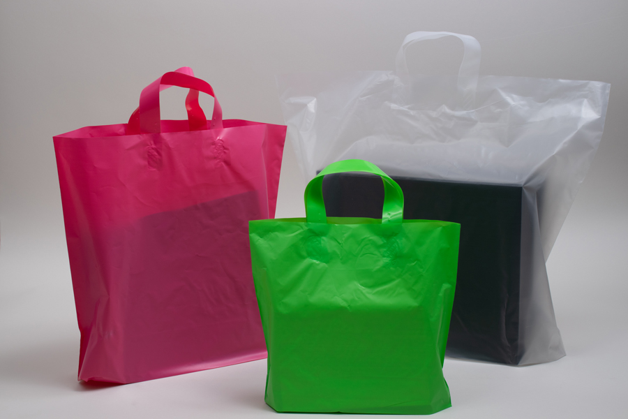 Details about   T Shirt Bags Grocery Plastic With Handles Shopping Bulk Restaurant Bags 12 X 20 