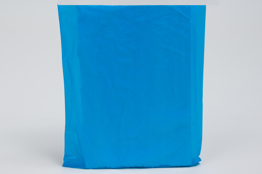 12 x 15 DARK BLUE SATIN HIGH DENSITY PLASTIC BAGS