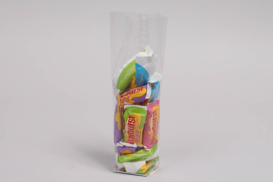 1.75 x 1.75 x 8.5 CLEAR PLASTIC CANDY BAGS