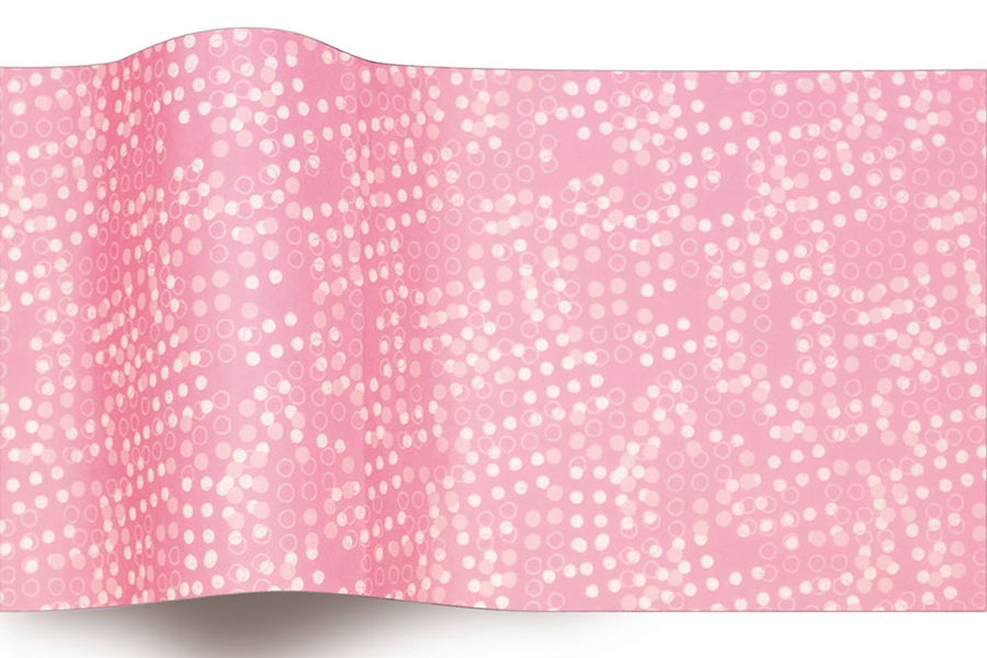 20 x 30 SATINWRAP TISSUE PAPER - MEDITERRANEAN DOTS