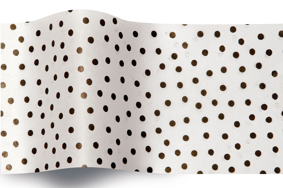 20 x 30 SATINWRAP TISSUE PAPER -  SPECKLED WHITE