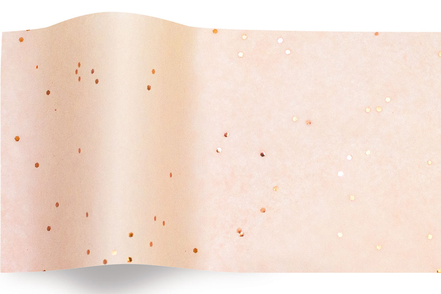 Gemstone Tissue Paper Rose Gold Blush 20 x 30 - Specialty Tissue Paper