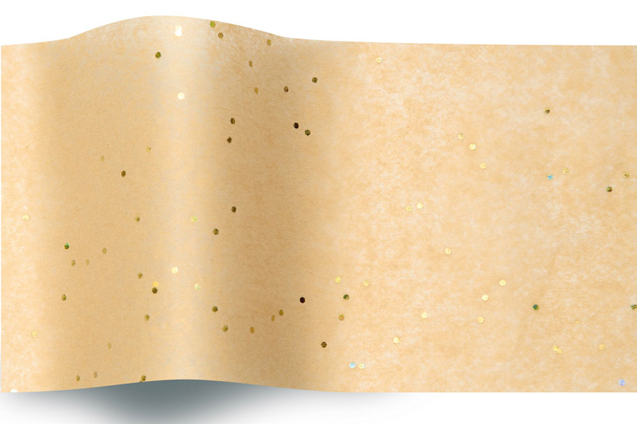 20 x 30 SATINWRAP TISSUE PAPER -  GOLD DUST GEMSTONE