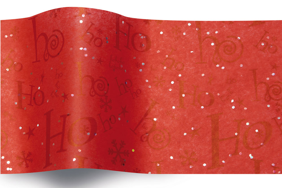 20 x 30 SATINWRAP TISSUE PAPER - HO HO HO GEMSTONE