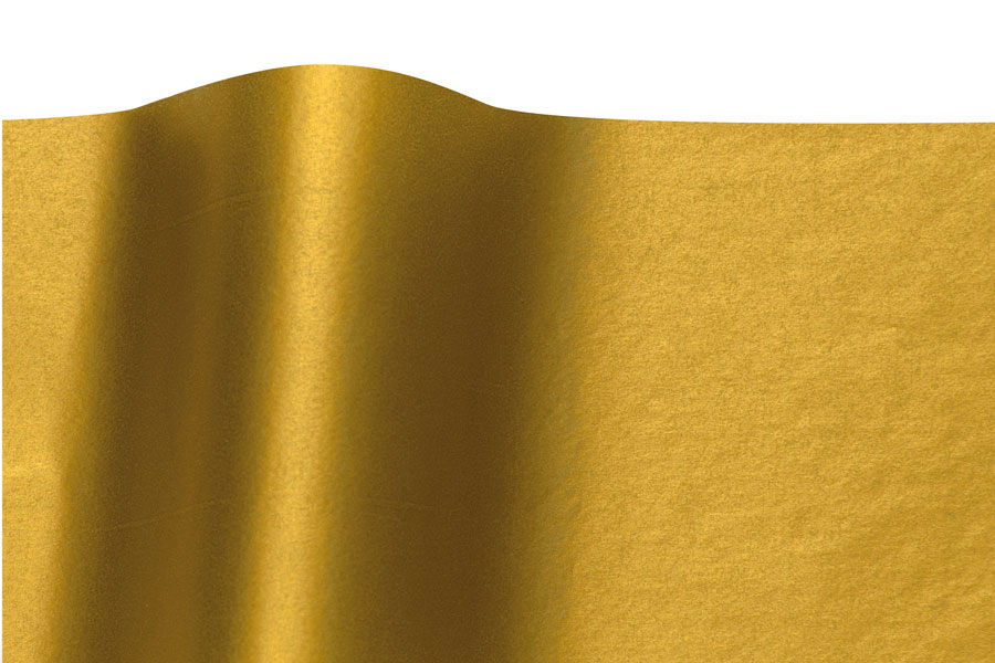 20 x 30 SATINWRAP TISSUE PAPER -  METALLIC GOLD