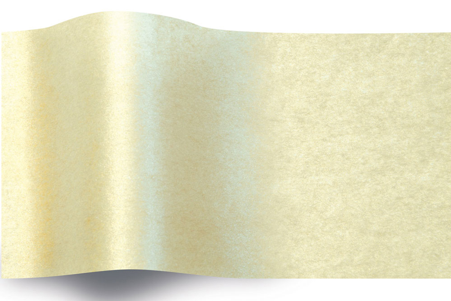 Metallic Gold Two-Sided SatinWrap Pearlesence Tissue Paper - 20 x 30 - 200  Sheets per Package