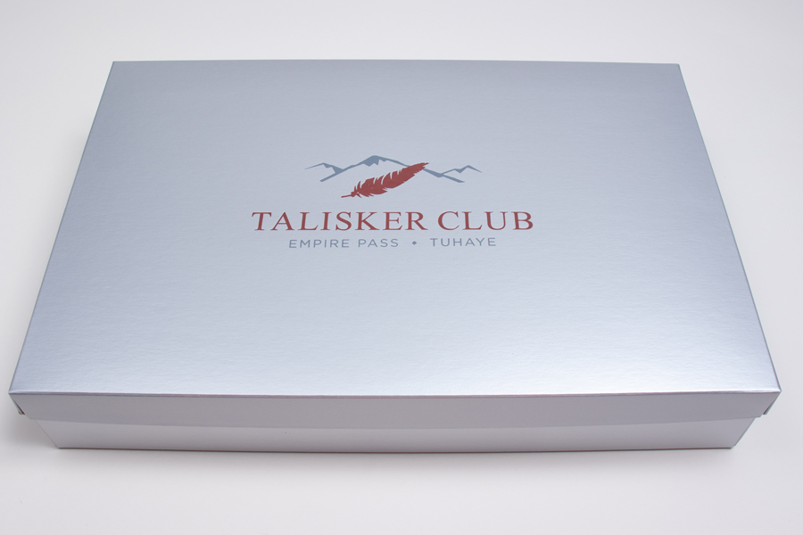 Custom Printed Apparel Boxes - Talisker Club