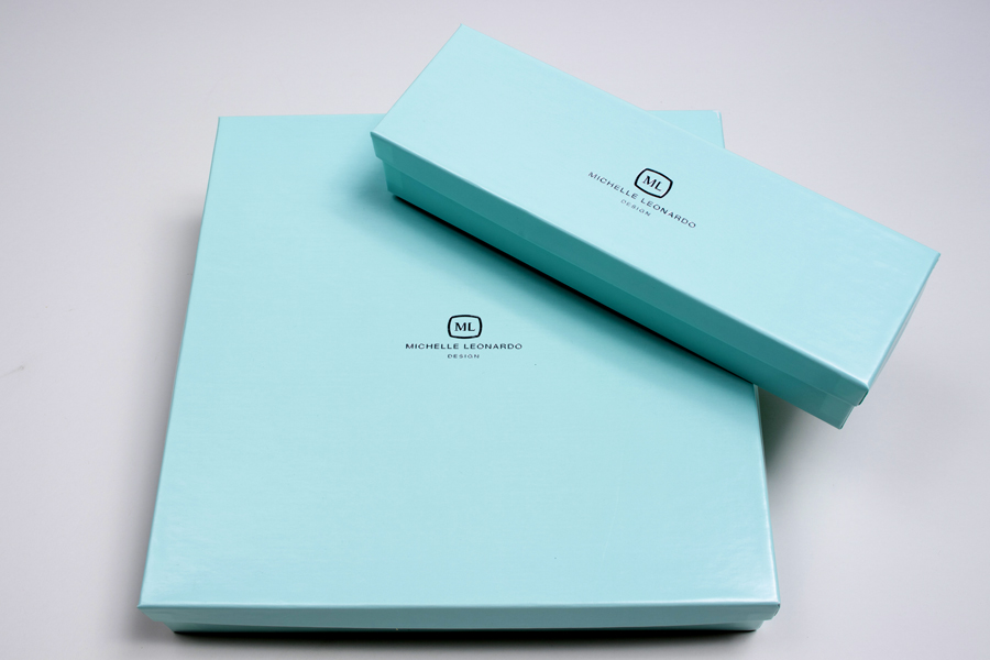 Custom Printed Apparel Boxes - Michelle Leonardo