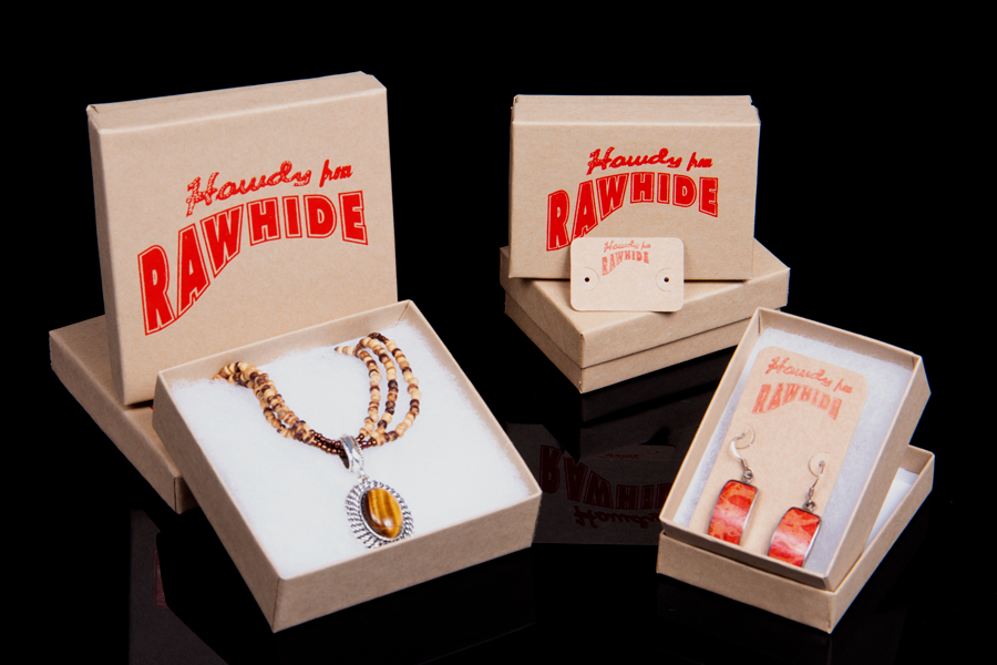 Semi-Custom Printed Jewelry Boxes - Rawhide