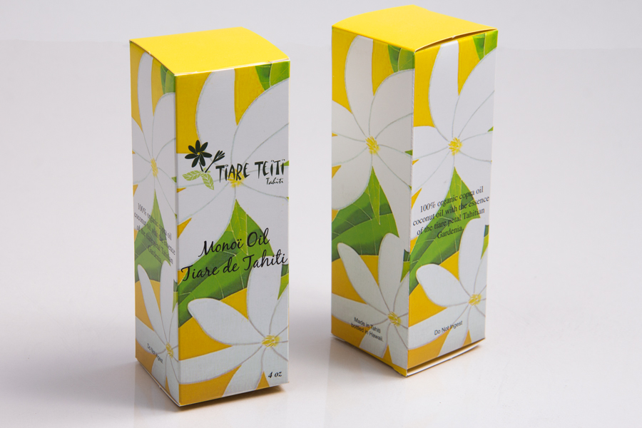 Custom Printed Product Marketing Boxes - Tiara Tahiti