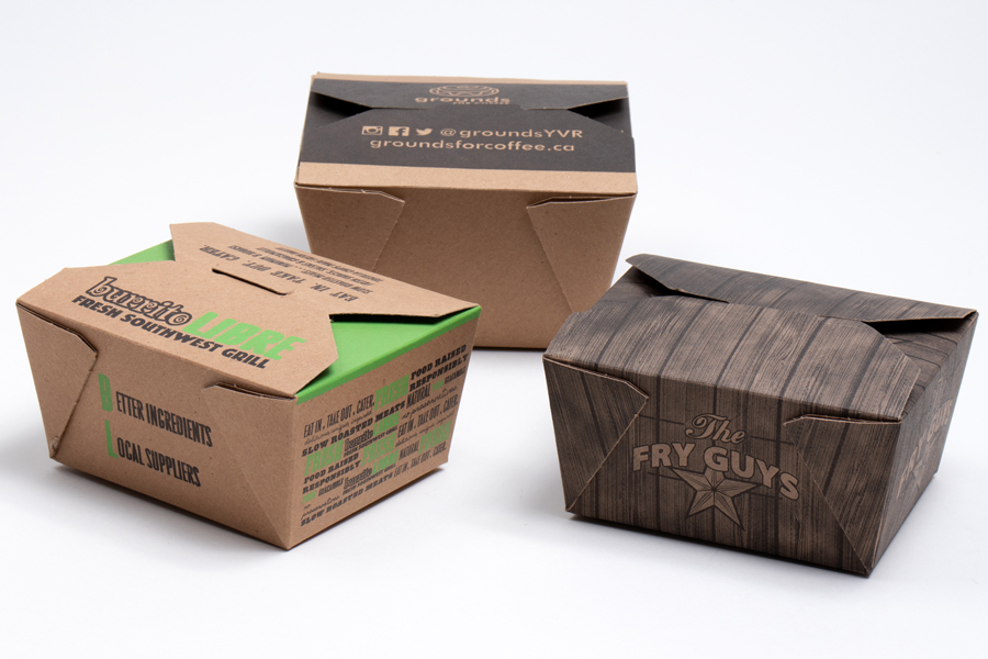 Custom Printed Take Out Boxes - Printed To Go Boxes