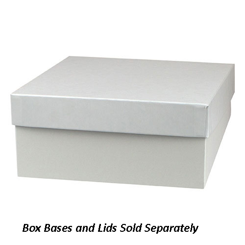8 x 8 x 3 WHITE GLOSS HI-WALL GIFT BOX BASES *LIDS SOLD SEPARATELY*
