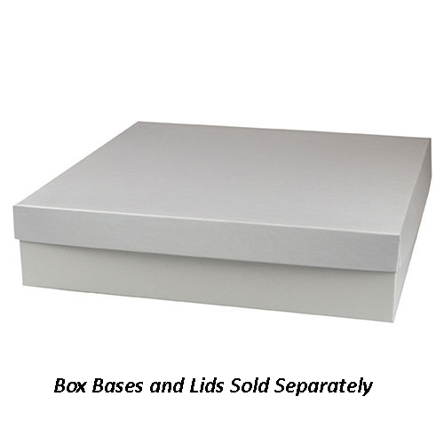 14 x 14 x 3 WHITE GLOSS HI-WALL GIFT BOX BASES *LIDS SOLD SEPARATELY*