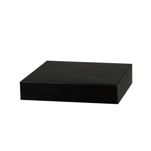 6 x 6 BLACK SWIRL HI-WALL BOX LIDS *BASES SOLD SEPARATELY*
