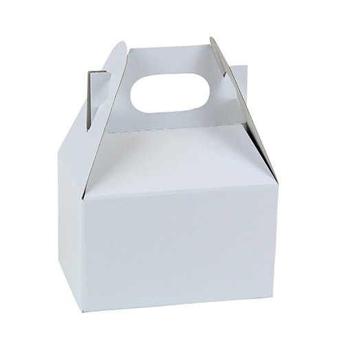 4 x 2.5 x 2.5 WHITE GLOSS GABLE BOXES