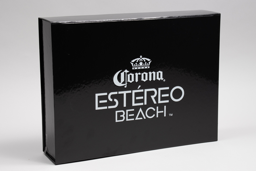 Custom printed magnetic boxes - Corona Beer