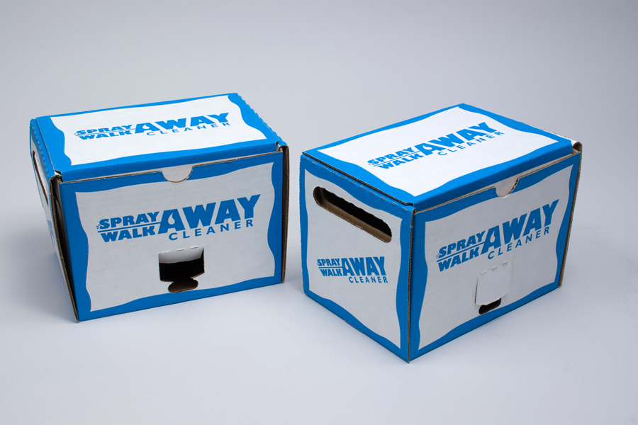Custom Printed Mailing Boxes - Spray Away Cleaner