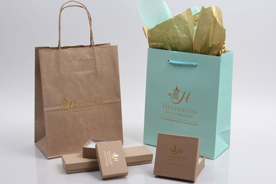 Custom Packaging Program - Henderson Resort Bags and Boxes