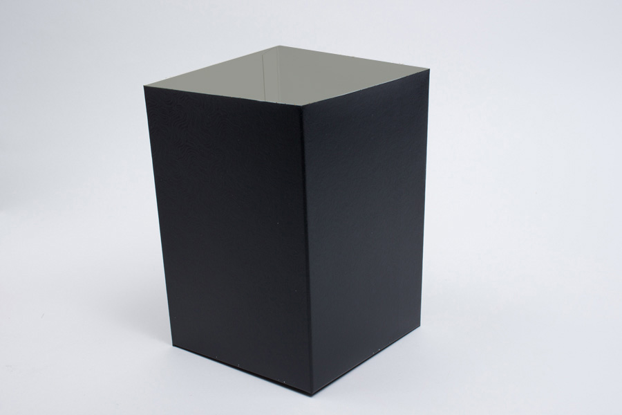 6 x 6 x 6 BLACK SWIRL HI-WALL GIFT BOX BASES *LIDS SOLD SEPARATELY*
