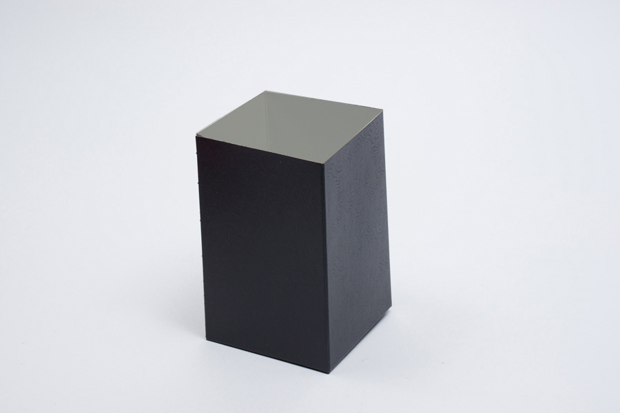 4 x 4 x 6 BLACK SWIRL HI-WALL GIFT BOX BASES *LIDS SOLD SEPARATELY*