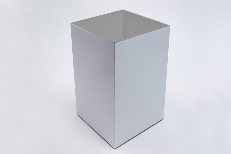8 x 8 x 12 WHITE GLOSS HI-WALL GIFT BOX BASES *LIDS SOLD SEPARATELY*