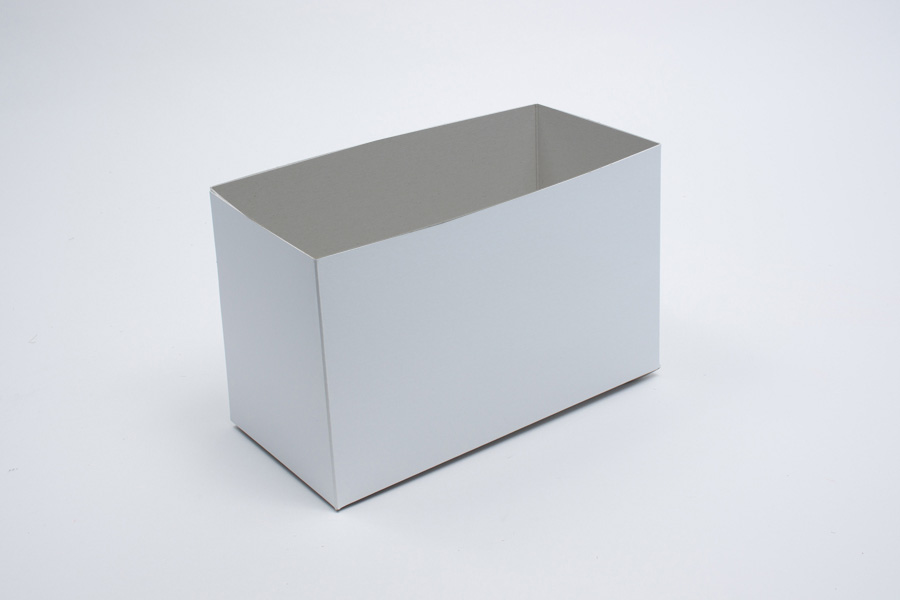 13 x 8 x 6 WHITE GLOSS HI-WALL GIFT BOX BASES *LIDS SOLD SEPARATELY*