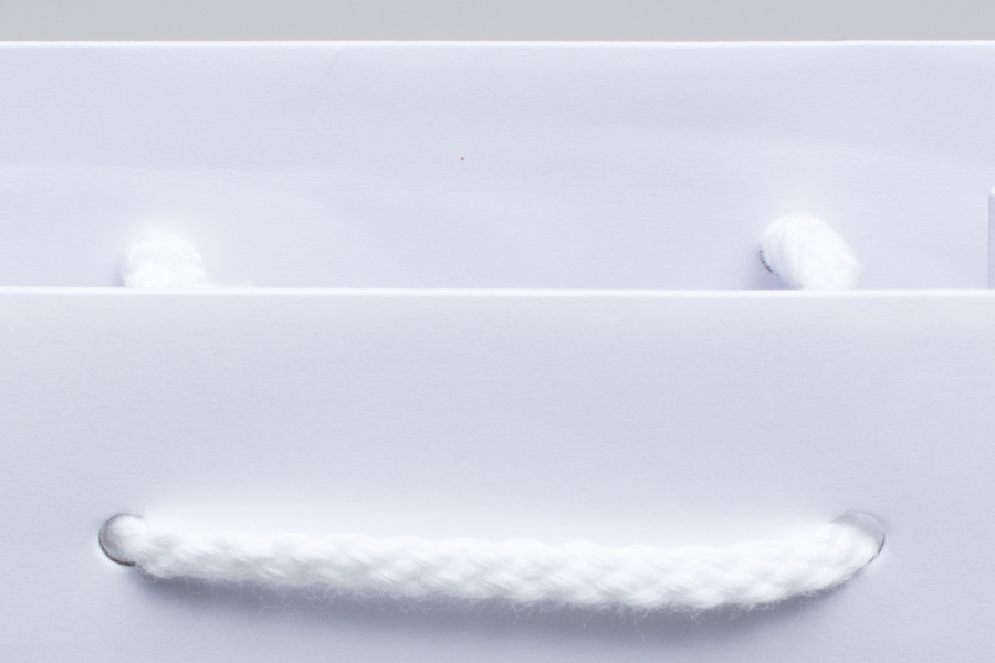 10 x 8 x 14 MATTE LAMINATED WHITE EUROTOTE