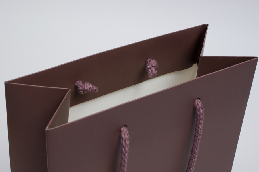 16 x 6 x 12 MATTE LAMINATED MOCHA EUROTOTE