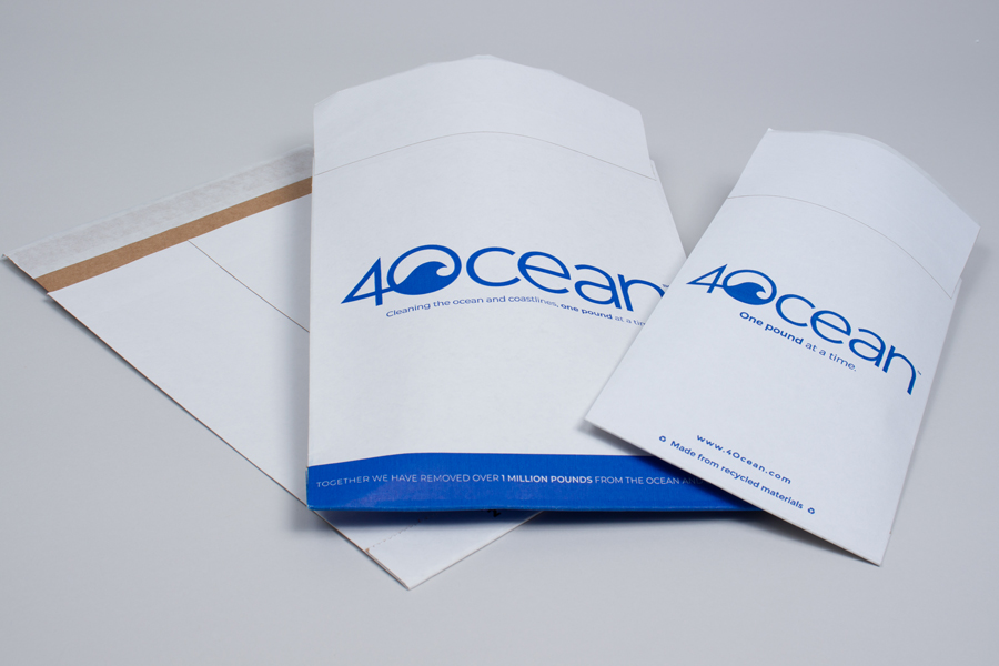 Custom printed paper shipping bags - 4 Ocean