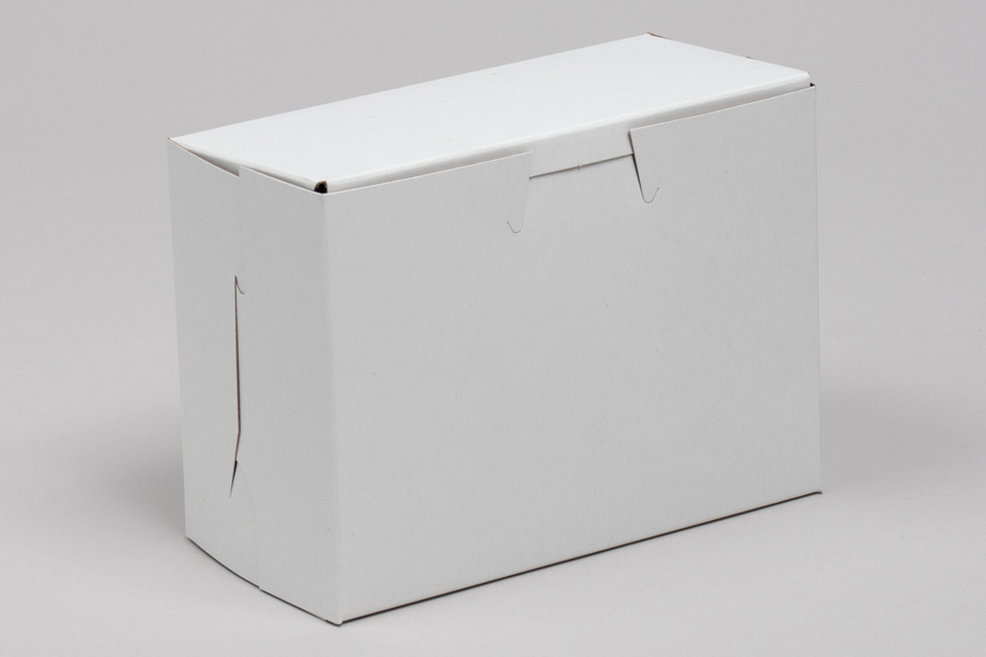 5-1/2 x 2-3/4 x 4 WHITE ONE-PIECE BAKERY BOXES