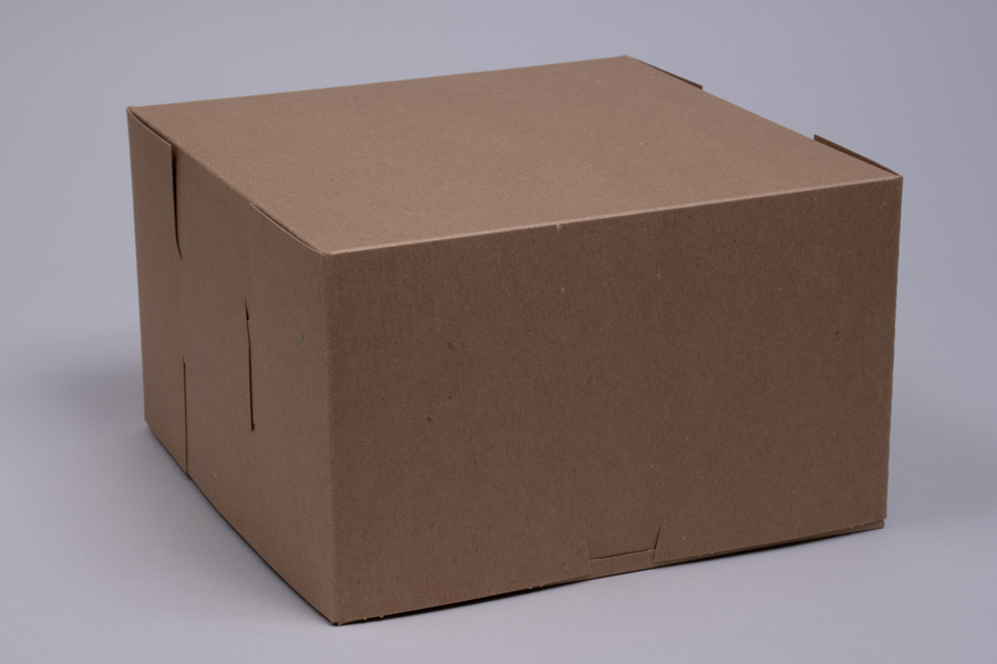 20 x 14 x 4 NATURAL KRAFT ONE-PIECE BAKERY BOXES