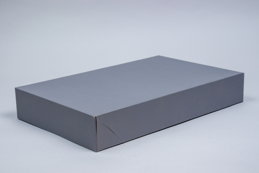 11.5 x 8.5 x 1.6 SLATE GRAY APPAREL BOX