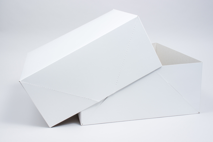 16 x 16 x 7 WHITE GLOSS TUCK-TOP GIFT BOXES