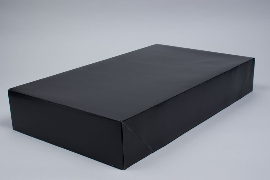 24 x 14 x 4 BLACK GLOSS APPAREL BOX