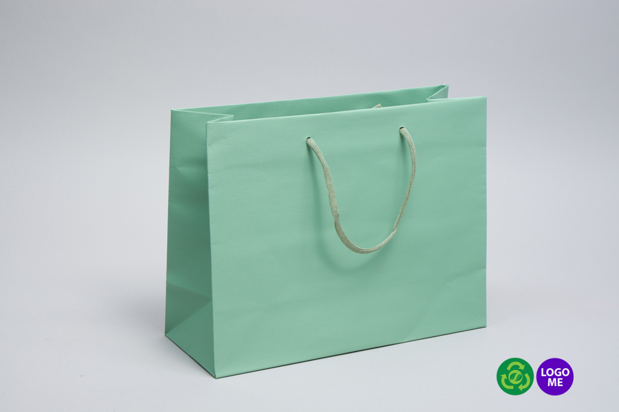 13 x 5 x 10 NILE GREEN EUROTOTE SHOPPING BAGS