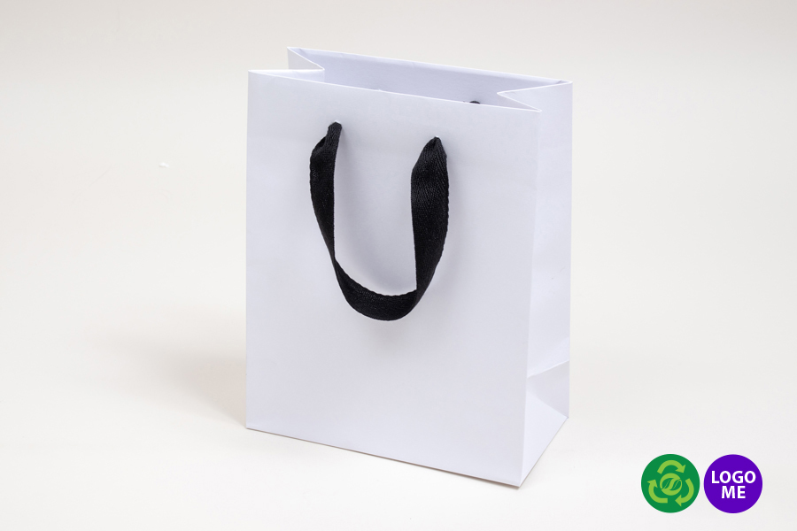 Matte White Paper Eurotote Bags