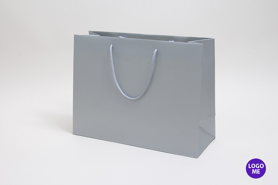 13 x 5 x 10 Matte Black Eurotote Shopping Bags