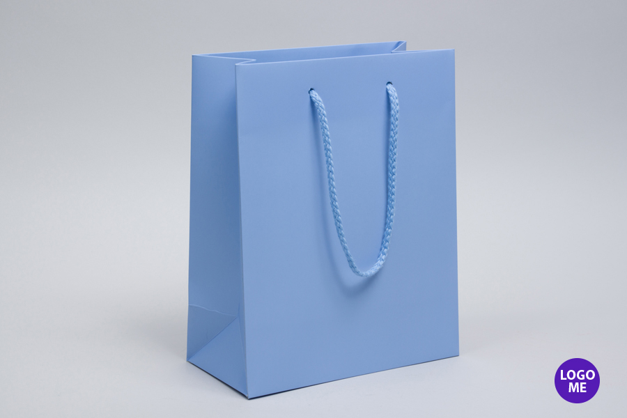 8 x 4 x 10 MATTE LAMINATED SERENITY EUROTOTE SHOPPING BAGS