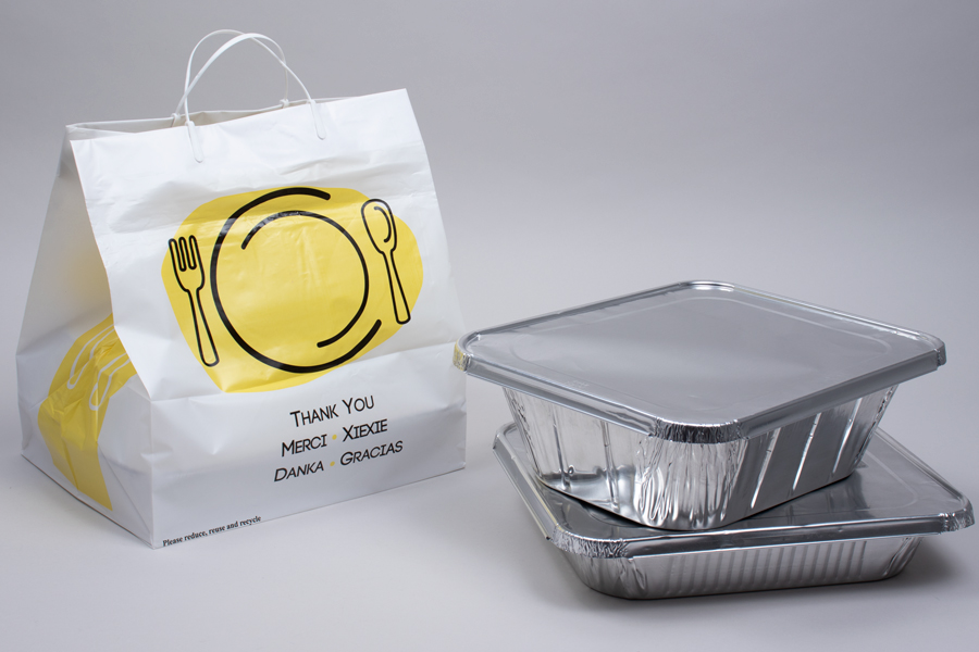 Plastic Food Takeout Bags & Catering Bags