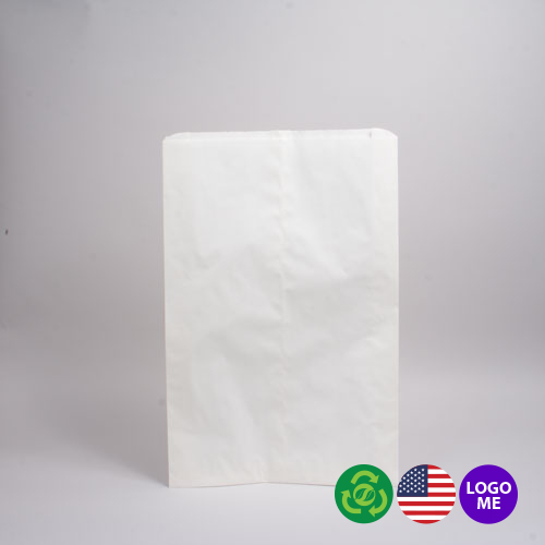 100 White Glassine Flat Bags (7 SIZES Available)