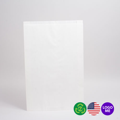 14 x 3 x 21 WHITE PAPER MERCHANDISE BAGS