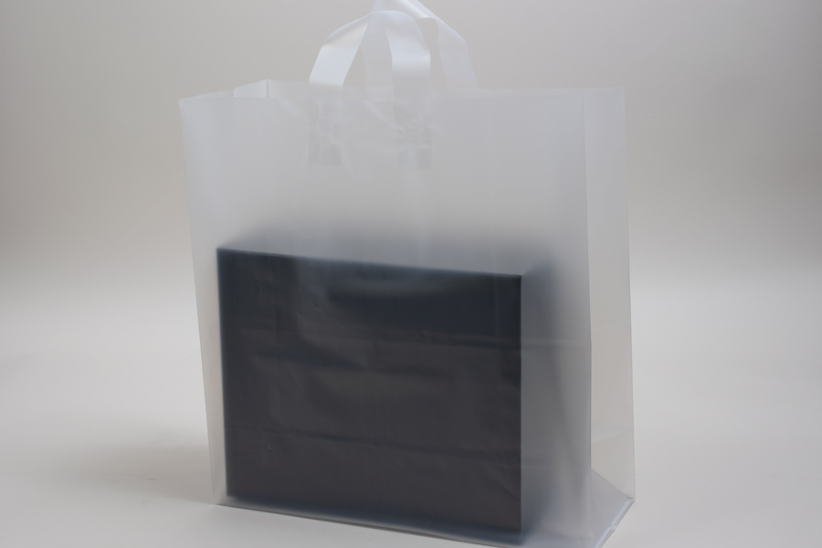 Frosted Clear Merchandise Bags