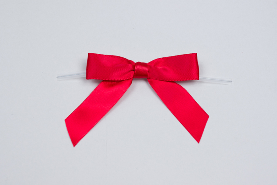 6 1/2 Red/Orange/Pink Curly Ribbon Gift Bow - Bows & Ribbons