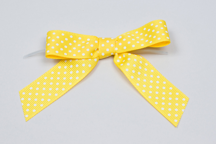 Pink Bows & Dots Grosgrain Ribbon - 1 1/2