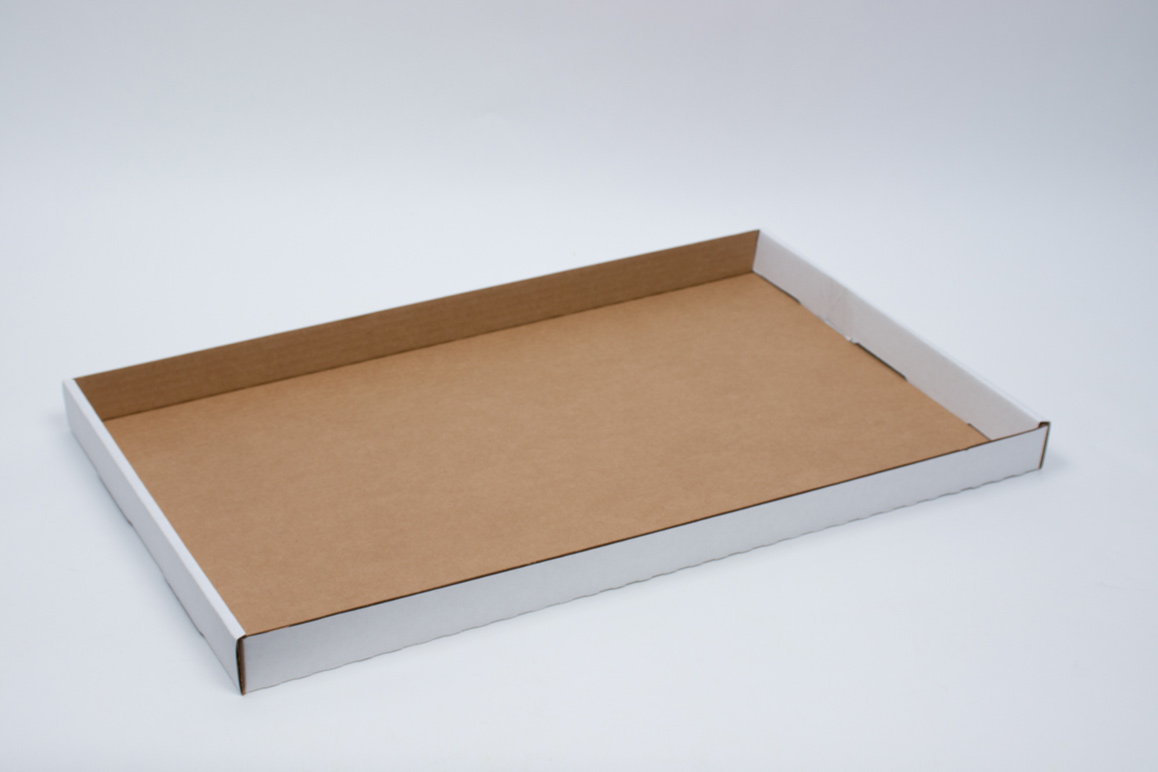 22-7/8 x 14 x 1-1/2 WHITE CATERING TRAY LID - FULL SHEET