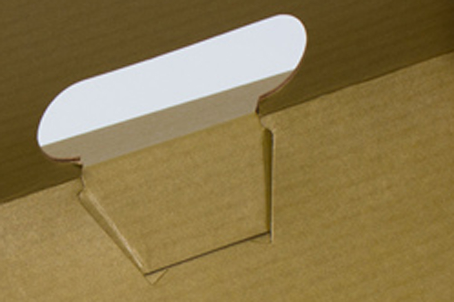 9-1/2 x 5 x 5 GOLD PINSTRIPE GABLE BOX