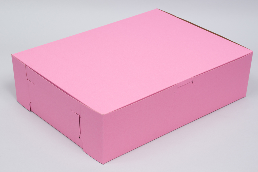 19 x 14 x 4 (1/2 SHEET) STRAWBERRY ONE-PIECE BAKERY BOXES