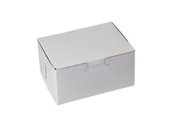 5-1/2 x 4 x 2-7/8 WHITE ONE-PIECE BAKERY BOXES