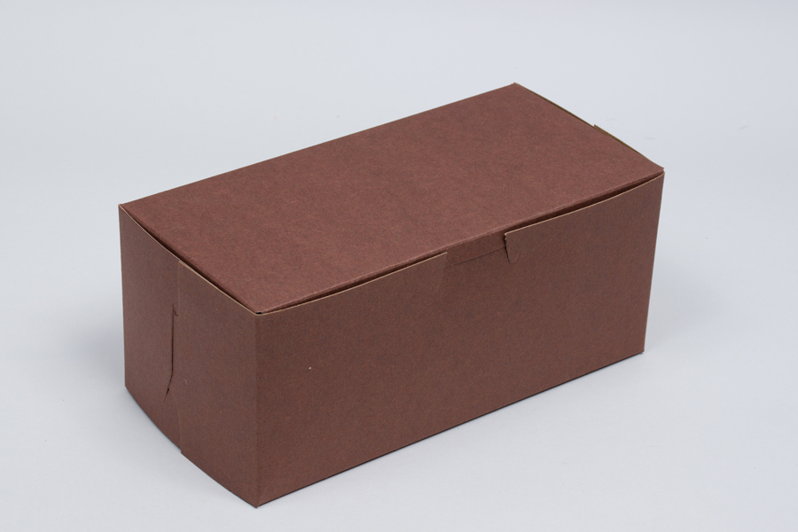 10 x 7 x 4 CHOCOLATE ONE-PIECE BAKERY/CUPCAKE BOXES