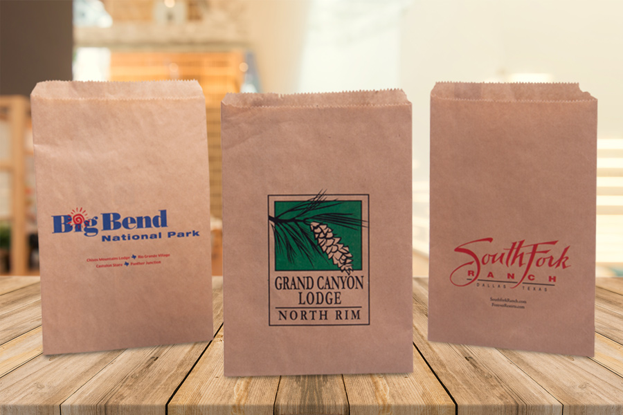 Cusom Printed Paper Merchandise Bags - Forever Resorts